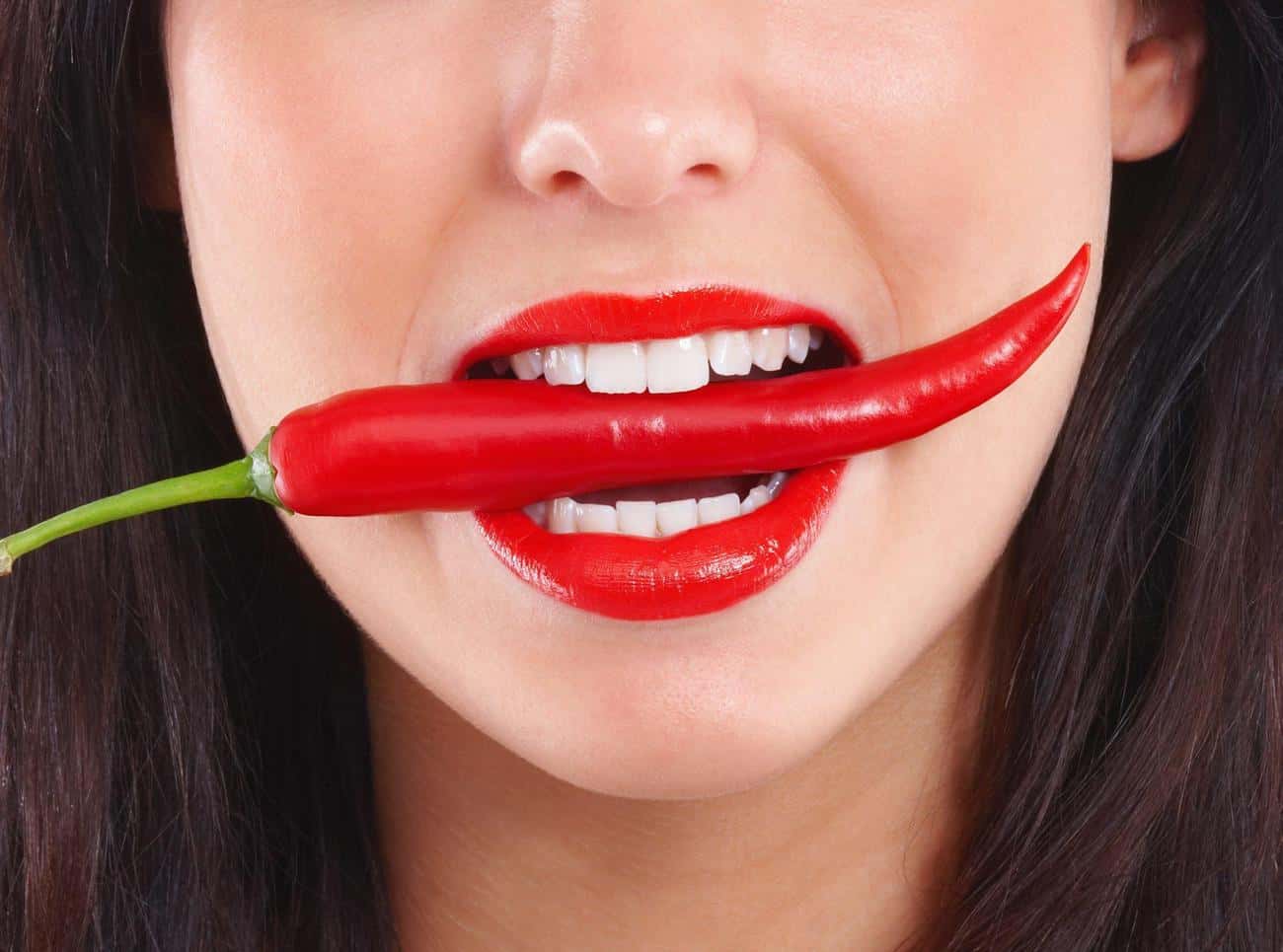 Close-up of a smile with immediate whitening results after treatment Newport