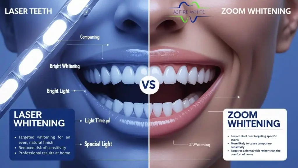 Laser Teeth Whitening vs. Zoom Whitening Newport